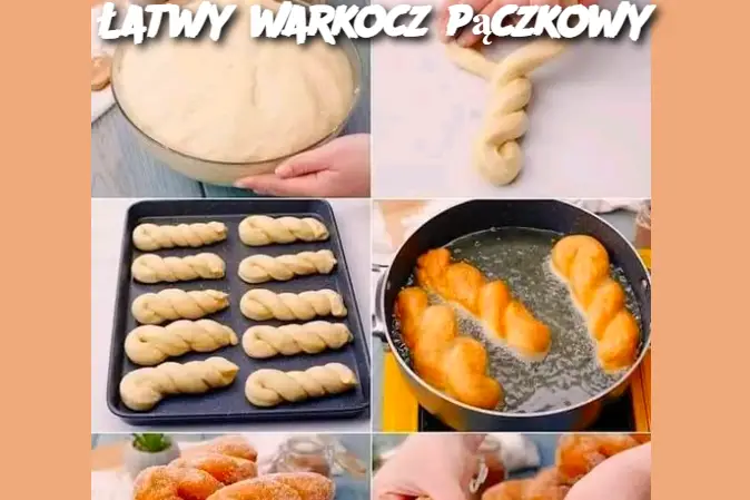 Łatwy warkocz pączkowy