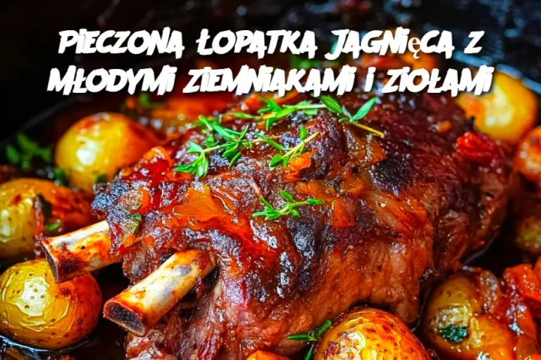 Pieczona Łopatka Jagnięca z Młodymi Ziemniakami i Ziołami