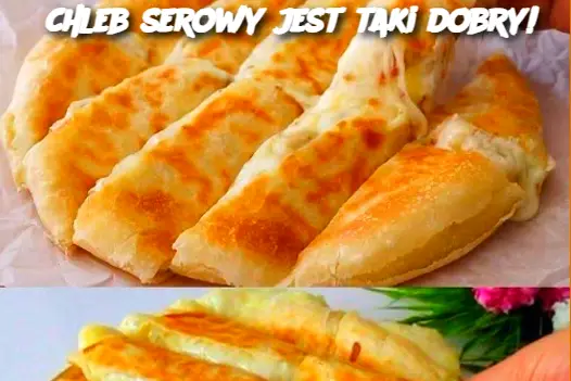 chleb serowy jest taki dobry!