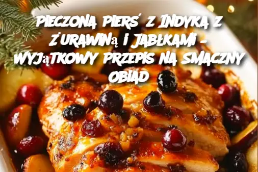 Pieczona Pierś z Indyka z Żurawiną i Jabłkami – Wyjątkowy Przepis na Smaczny Obiad