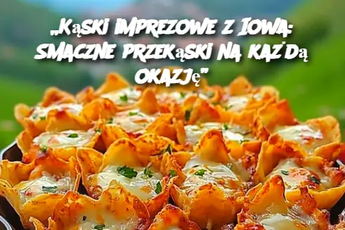 „Kąski imprezowe z Iowa: Smaczne przekąski na każdą okazję”