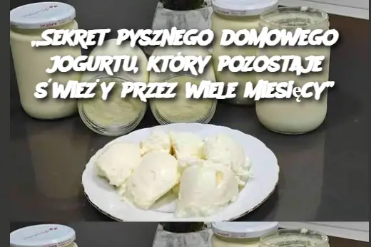 „Sekret pysznego domowego jogurtu, który pozostaje świeży przez wiele miesięcy”