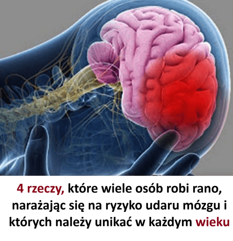 4 rzeczy, które wiele osób robi rano, a które narażają je na ryzyko udaru mózgu