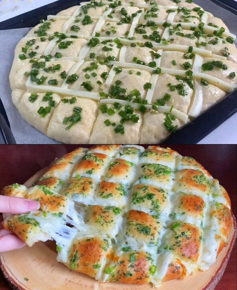Idealny chleb z mozzarellą i czosnkiem