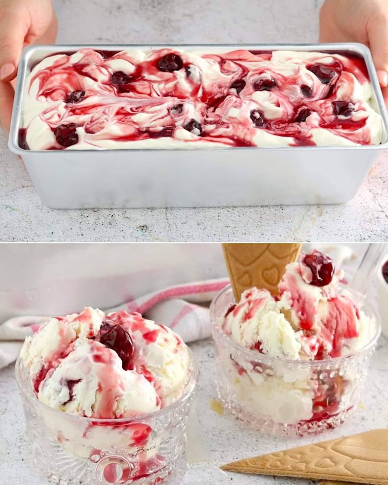 Lody z czarnej wiśni